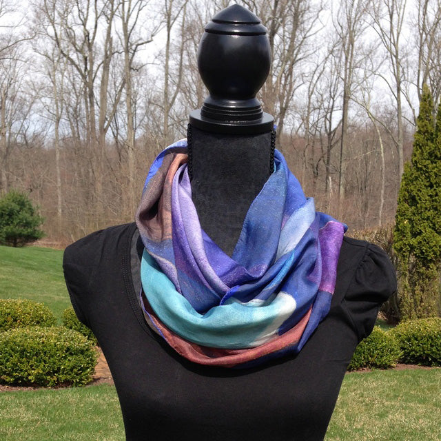 The easiest way to wear the square scarf…ever!