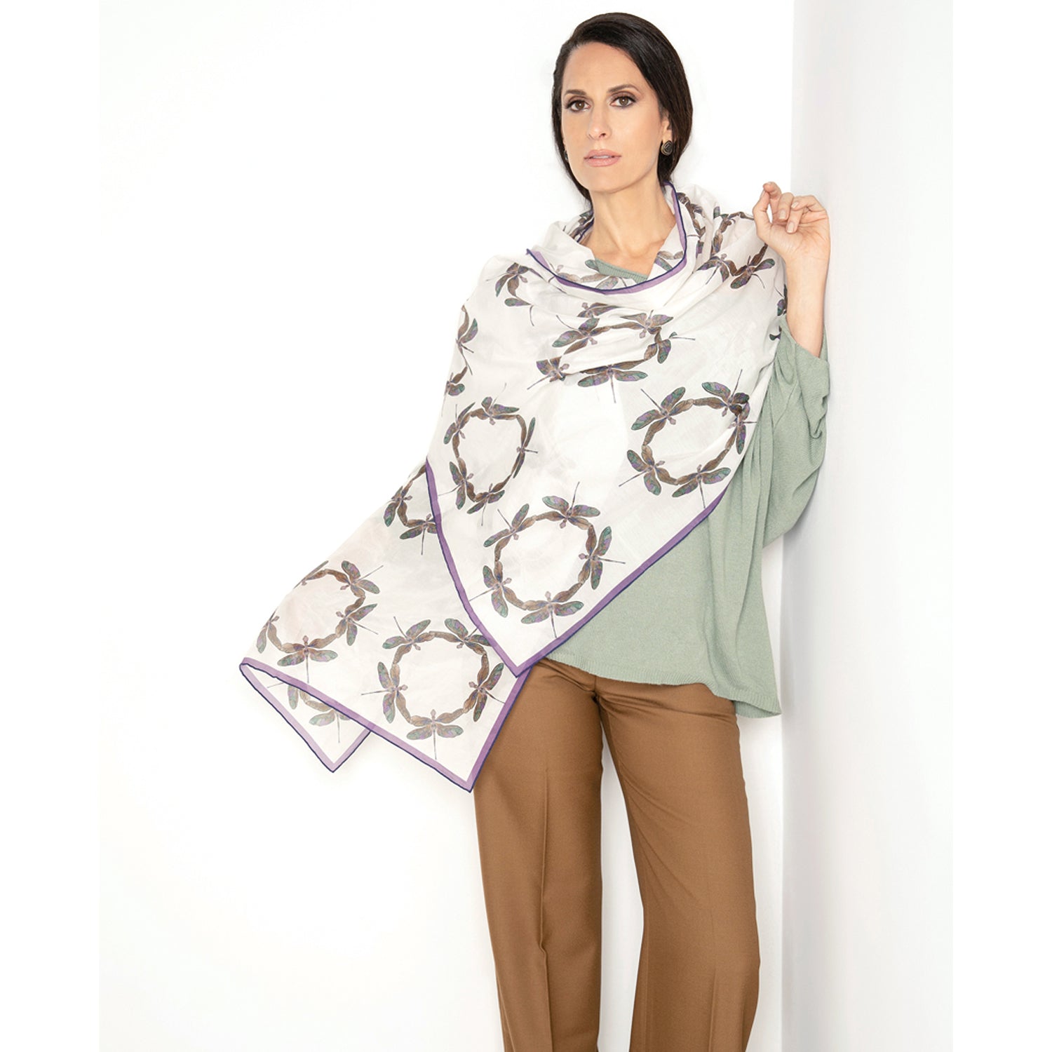 Optimism - Long Silk Cotton Scarf