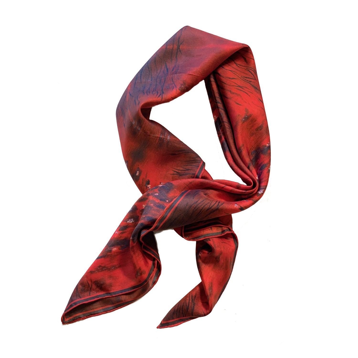 Fire Willow - Square Silk Scarf