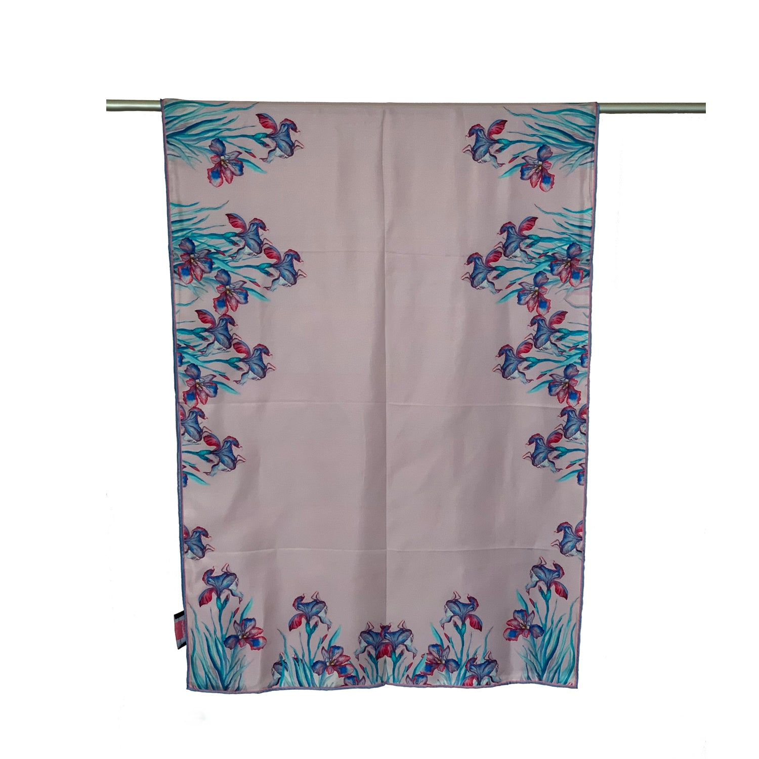 ChetnaSingh Monet Iris silk scarf