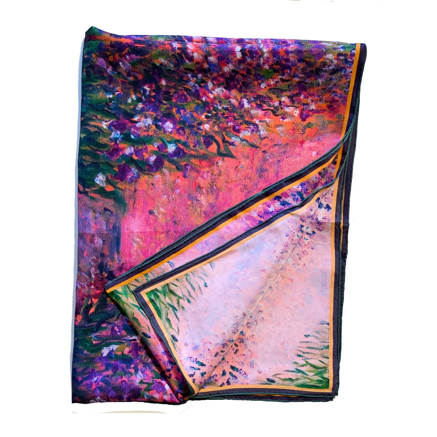 Chetna-Singh silk scarf flowers