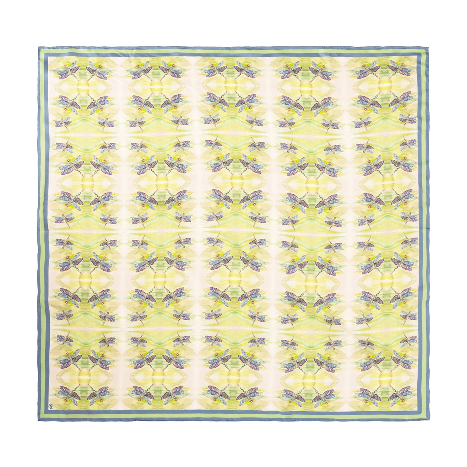 Iridescent Spring - Square Silk Scarf