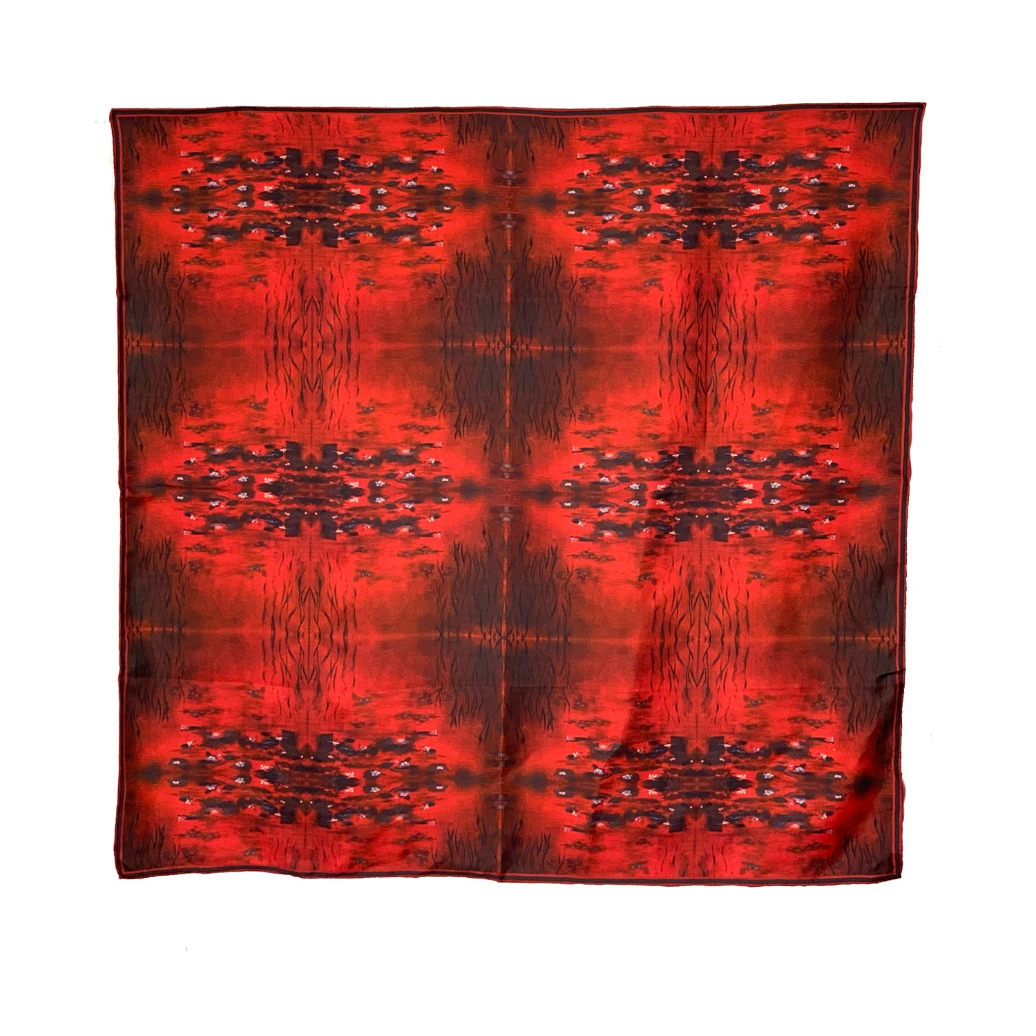 Fire Willow - Square Silk Scarf