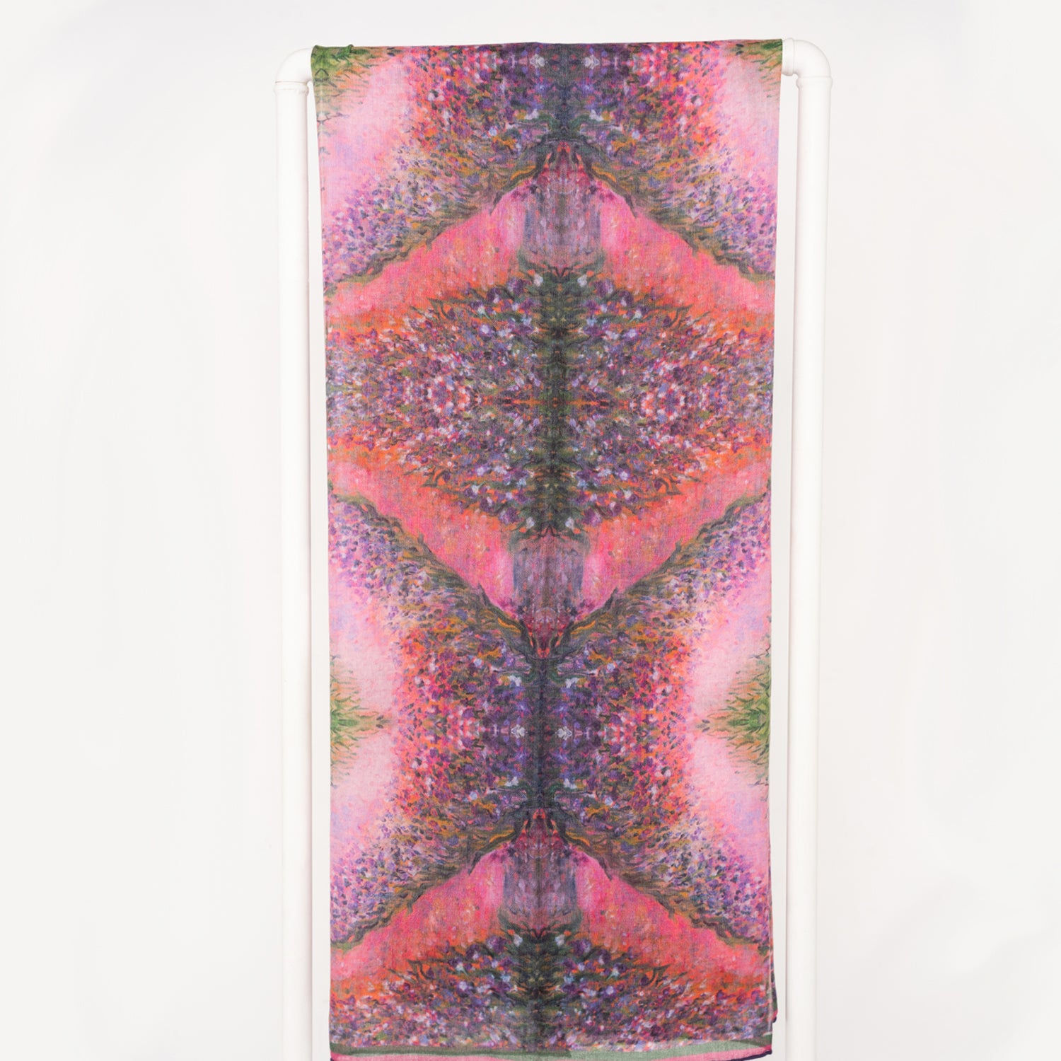 Blush Lillies- Long Cashmere Scarf