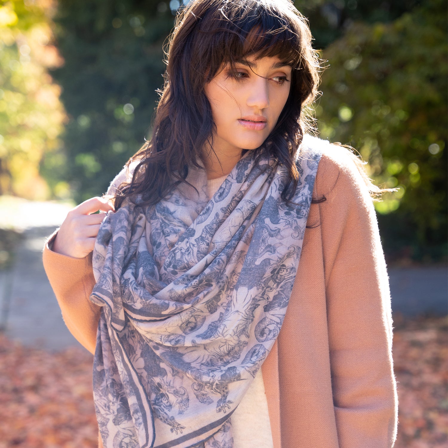 In The Wild- Long Cashmere Scarf